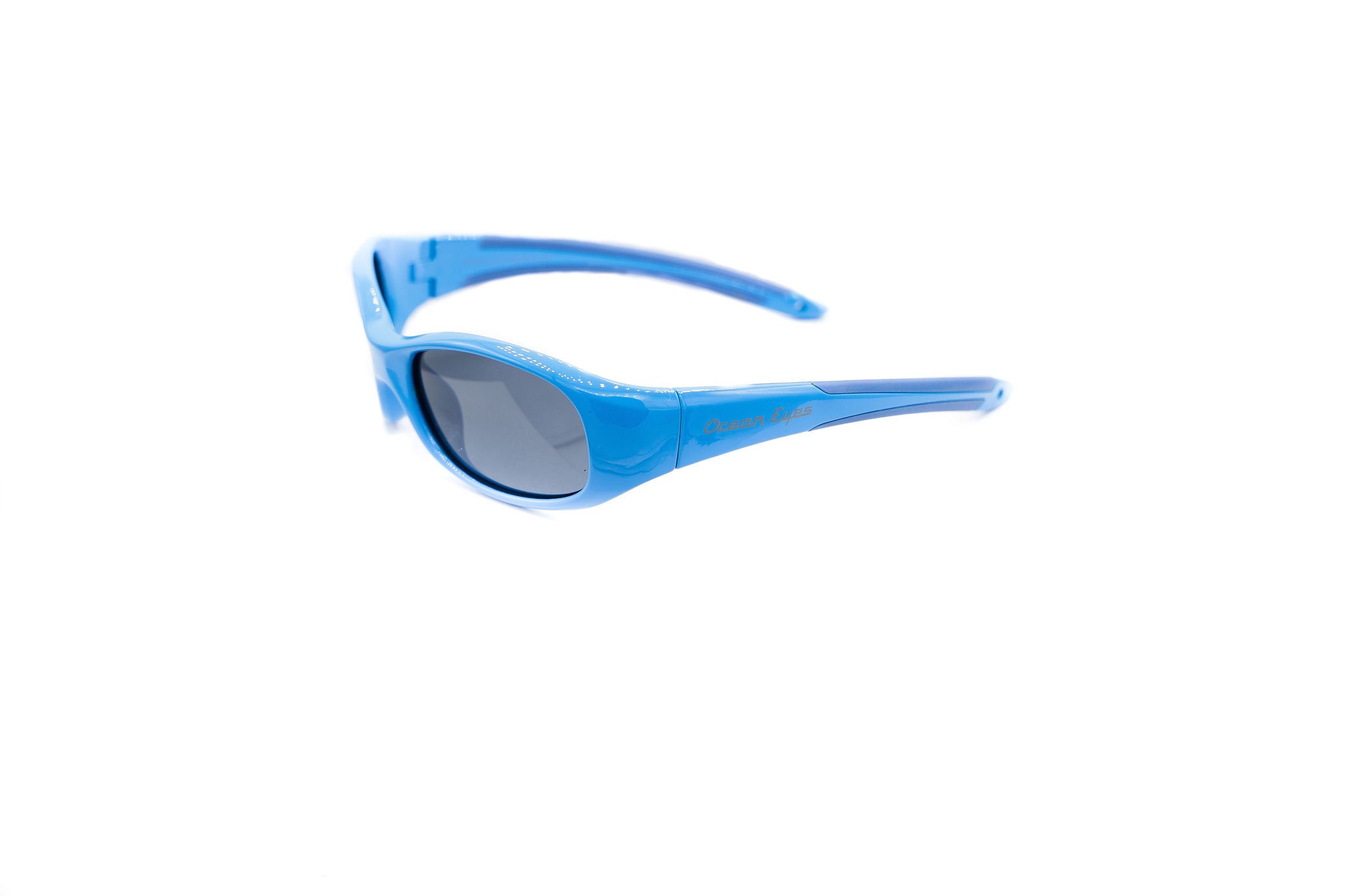 Sandpiper Kid's shiny light blue frame with smoke lenses 20656